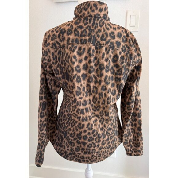Ariat Women Leopard Print Full Zip Softshell Jacket - Picture 3 of 6